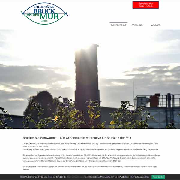 Bio Fernwärme Bruck Mur