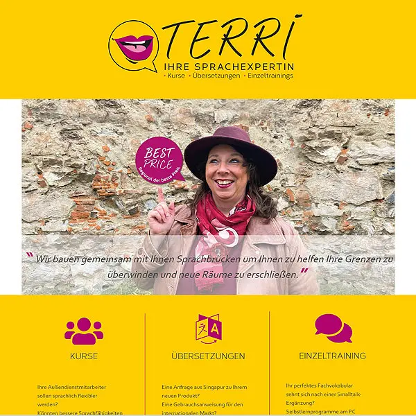 TERRi- Ihre Sprachexpertin TERRi- Ihre Sprachexpertin